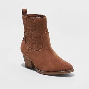 Universal Thread Western Boots - Cognac/Solita